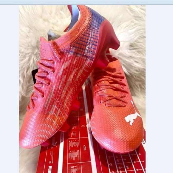 PUMA Ultra 1.3 FG/ AG Sunblaze Soccer Cleats shoes Men's Size 5 New - Picture 5 of 11